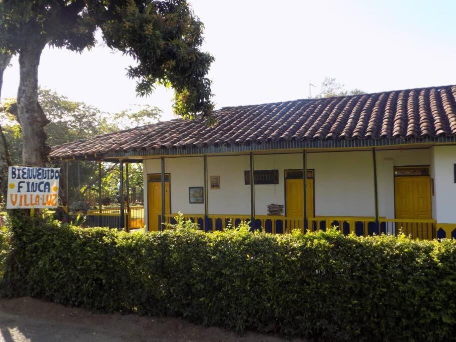 Casa Finca campesina Villa Luz Montenegro Esterno foto